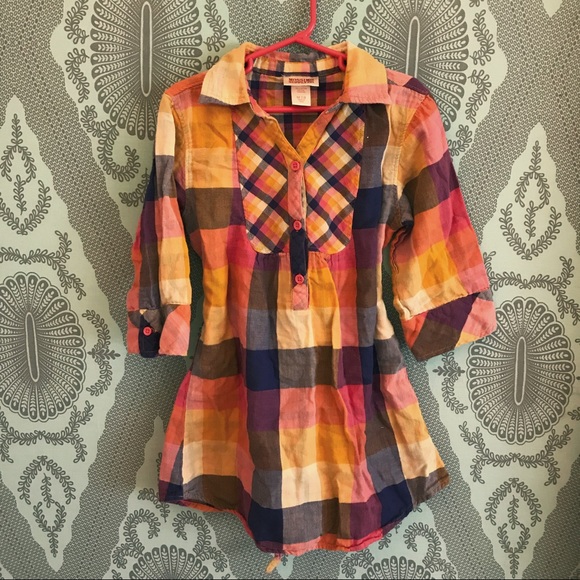 Girl’s Retro Plaid Fall tunic/ dress - Picture 1 of 5